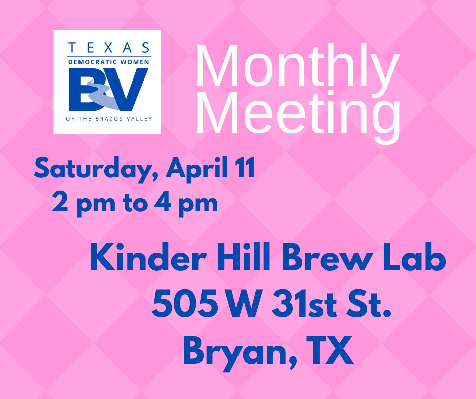 TDW BV April Meeting